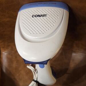 Conair White and Blue Handheld Steamer
